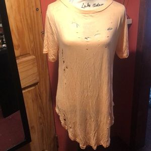 Distress short sleeve